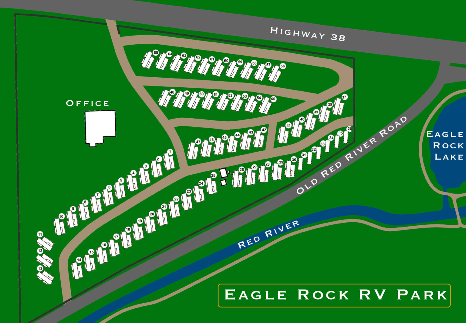 RV Lots Eagle Rock RV Park